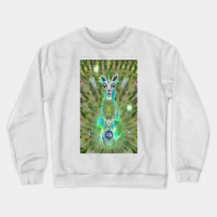 Multidimensional Llama Unicorn Crewneck Sweatshirt